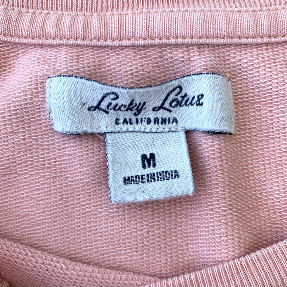 Lucky Lotus by Lucky Brand Lace Sleeve Sweatshirt - Picture 4 of 12